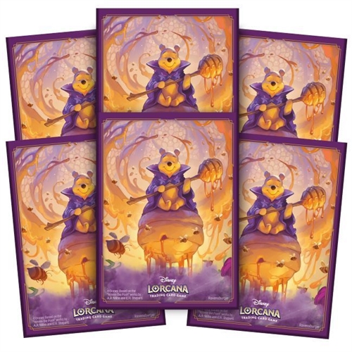 Pooh - Plastiklommer (65 Sleeves) - Disney Lorcana